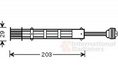 VAN WEZEL 1700d282 -  Осушитель, кондиционер